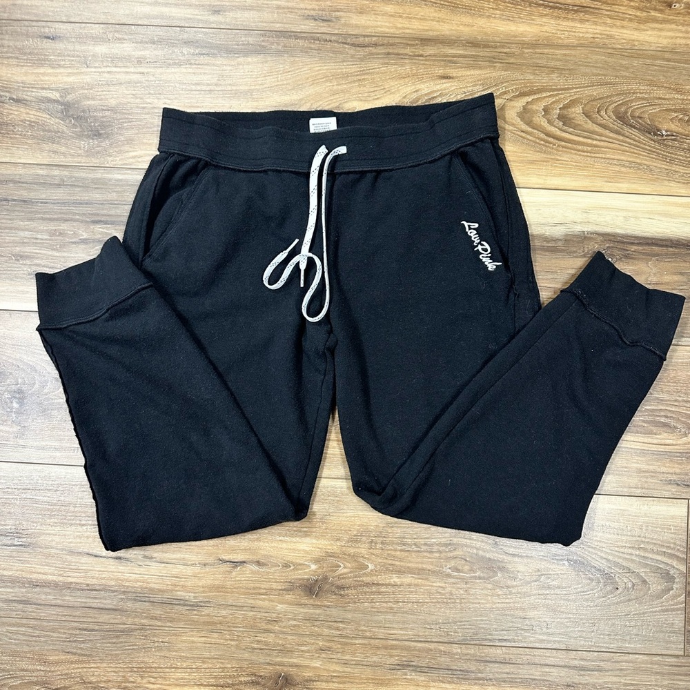 Ladies Love Pink black joggers size Large